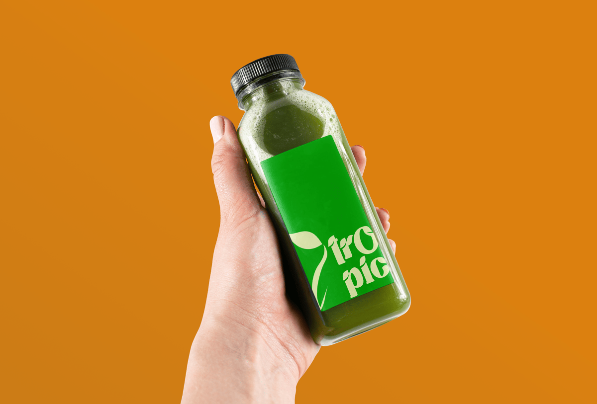 TROPIC Healthy Bottle Mockup